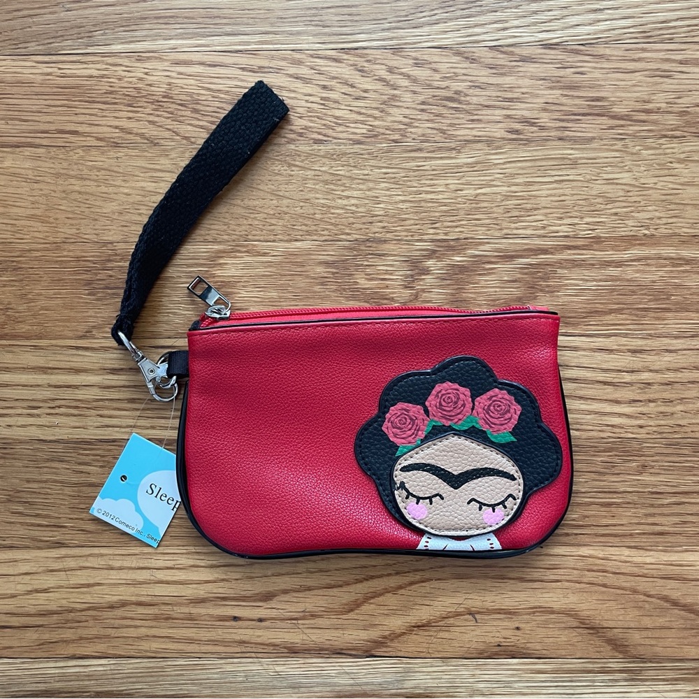 Sleepyville Critters Frida wristlet New